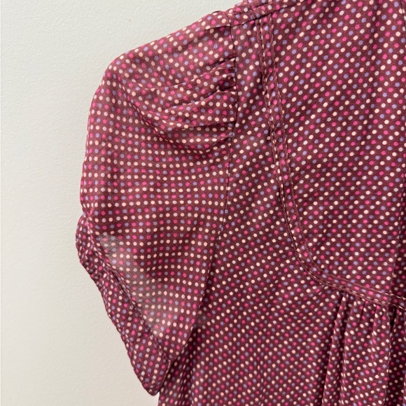 American Eagle Polka Dot Shirt/Blouse - Picture 2 of 7